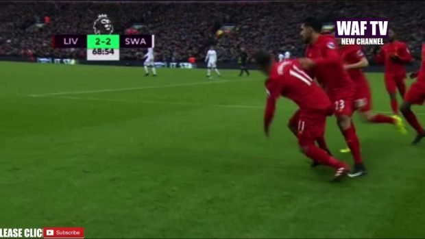 Liverpool 2-2 Swansea Firmino Goal Video Highlight 1