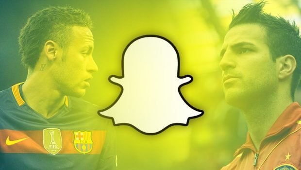 Popular Footballers Available on Snapchat