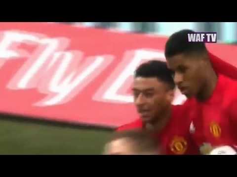 Blackburn 1-1 Manchester United Rashford Goal Video Highlight 1