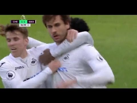 Chelsea 1-1 Swansea Fernando Llorente Goal Video Highlight! 1