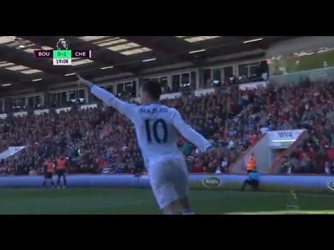 Bournemouth 0-2 Chelsea Eden Hazard Goal Video Highlight! 1