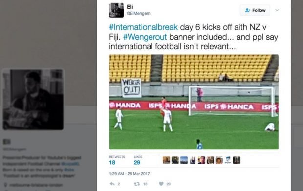 weirdest 'Wenger Out' signs