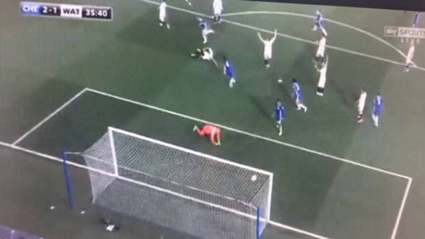 Chelsea 2-1 Watford Cesar Azpilicueta Goal Video Highlight 1