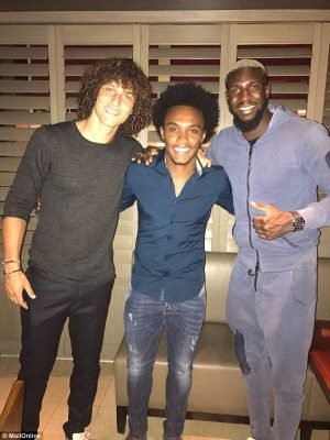 David Luiz and Willian seen out with new Chelsea signing yet to be announced 2