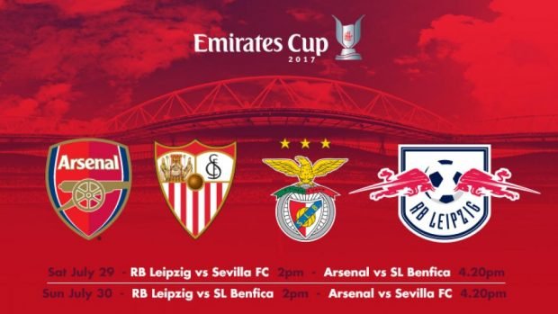 Emirates Cup 2017 teams confirmed, Kick-off times and ticket information 1