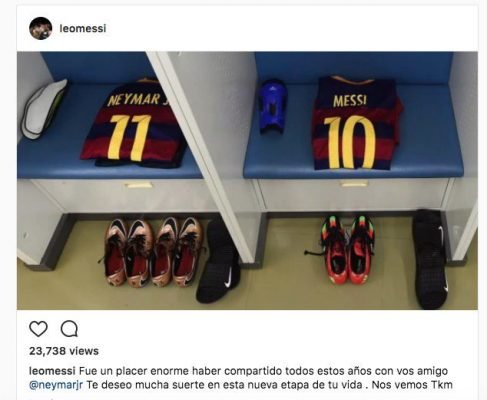Barcelona and Messi confirm Neymar is leaving the club 1