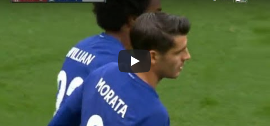 Chelsea 1-0 Stoke City Morata Goal Video Highlight 1