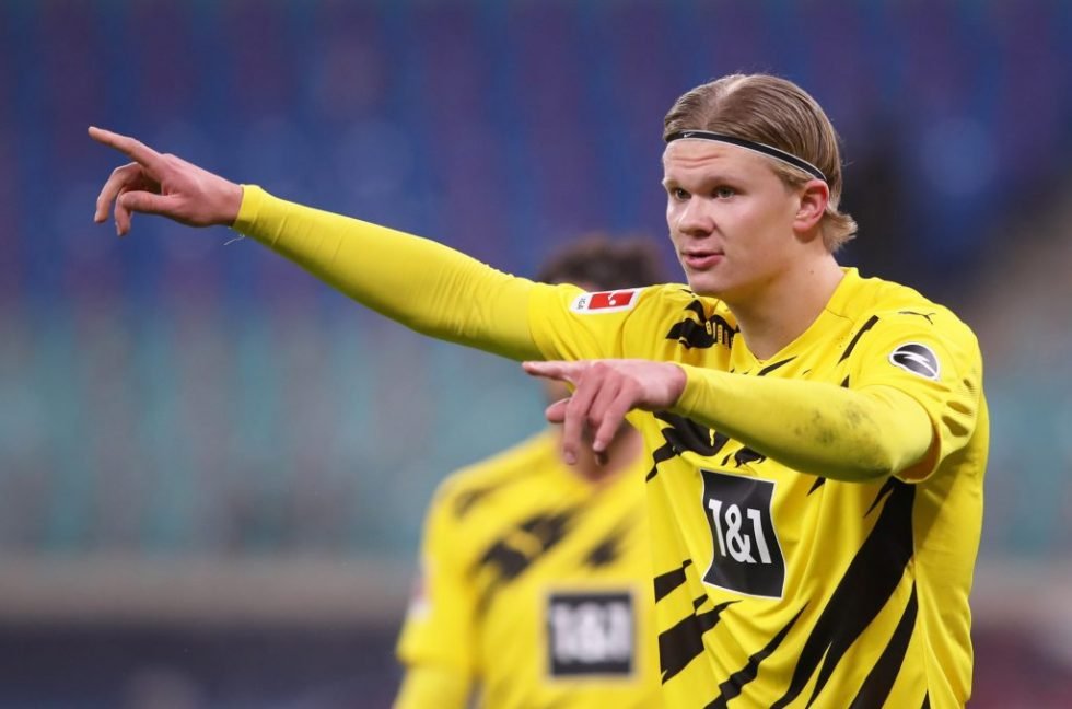 Erling Haaland is the third fastest player in the World (Dortmund) - 36.08 KMph