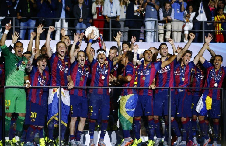 Barcelona 5 time Champions League winner