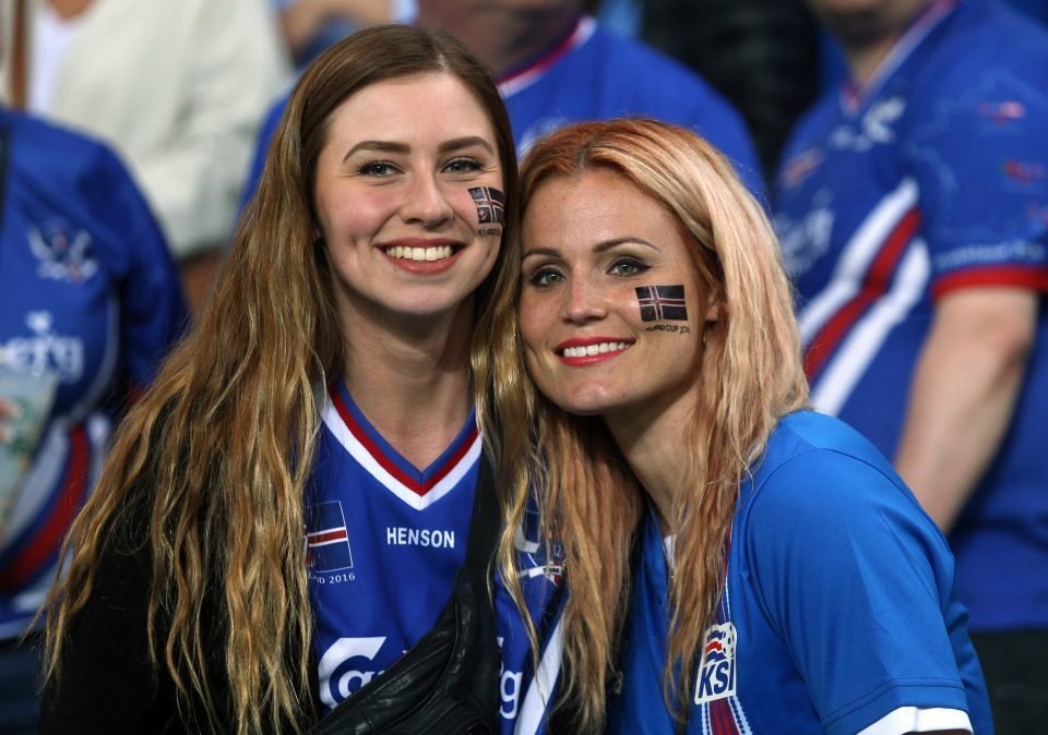 Beautiful female fans of FIFA World Cup 2014 and 2018 Hot Iceland female fans