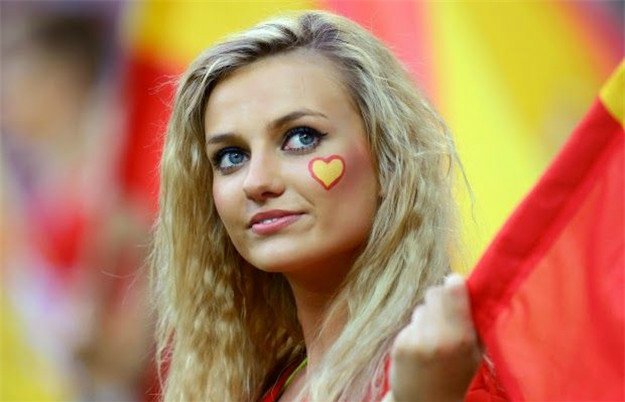 Spain is one of the World Cup teams with the hottest football fans