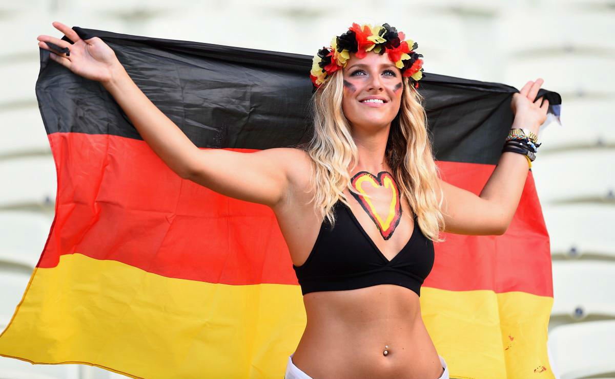 Germany have some of the hottest female football fans in the world