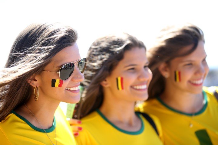 Images, Pictures and Photos of Beautiful, Sexy and Hot Belgian girls - Belgium Female Fans in World Cup 2022 