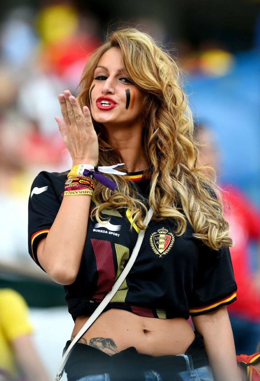 Images, Pictures and Photos of Beautiful, Sexy and Hot Belgian girls - Belgium Female Fans in World Cup 2022