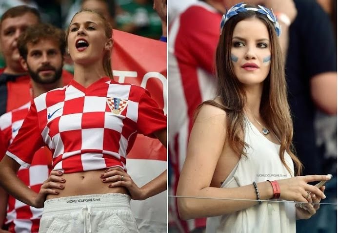 Images, Pictures and Photos of Beautiful, Sexy and Hot Croatian girls - Croatian Female Fans in World Cup 2022