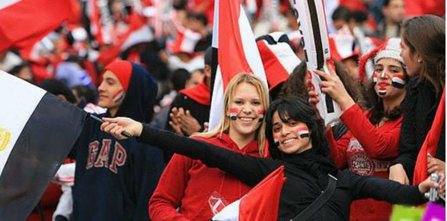 Images, Pictures and Photos of Beautiful, Sexy and Hot Egyptian girls - Egypt Female Fans In World Cup 2022