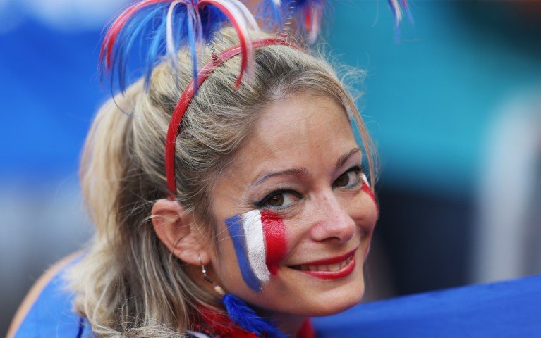 Images, Pictures and Photos of Beautiful, Sexy and Hot French girls - France Female Fans in World Cup 2022