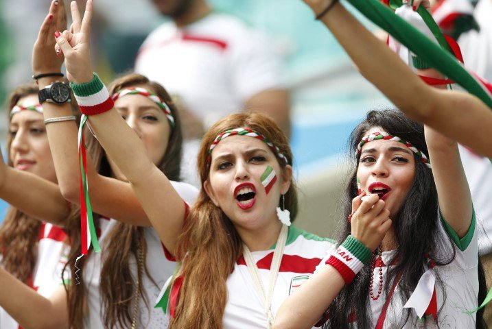 Images, Pictures and Photos of Beautiful, Sexy and Hot Iranian girls - Iran Female Fans In World Cup 2018 