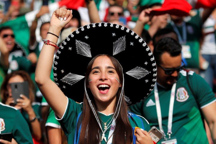 Images, Pictures and Photos of Beautiful, Sexy and Hot Mexican girls - Mexico Female Fans In World Cup 2018 