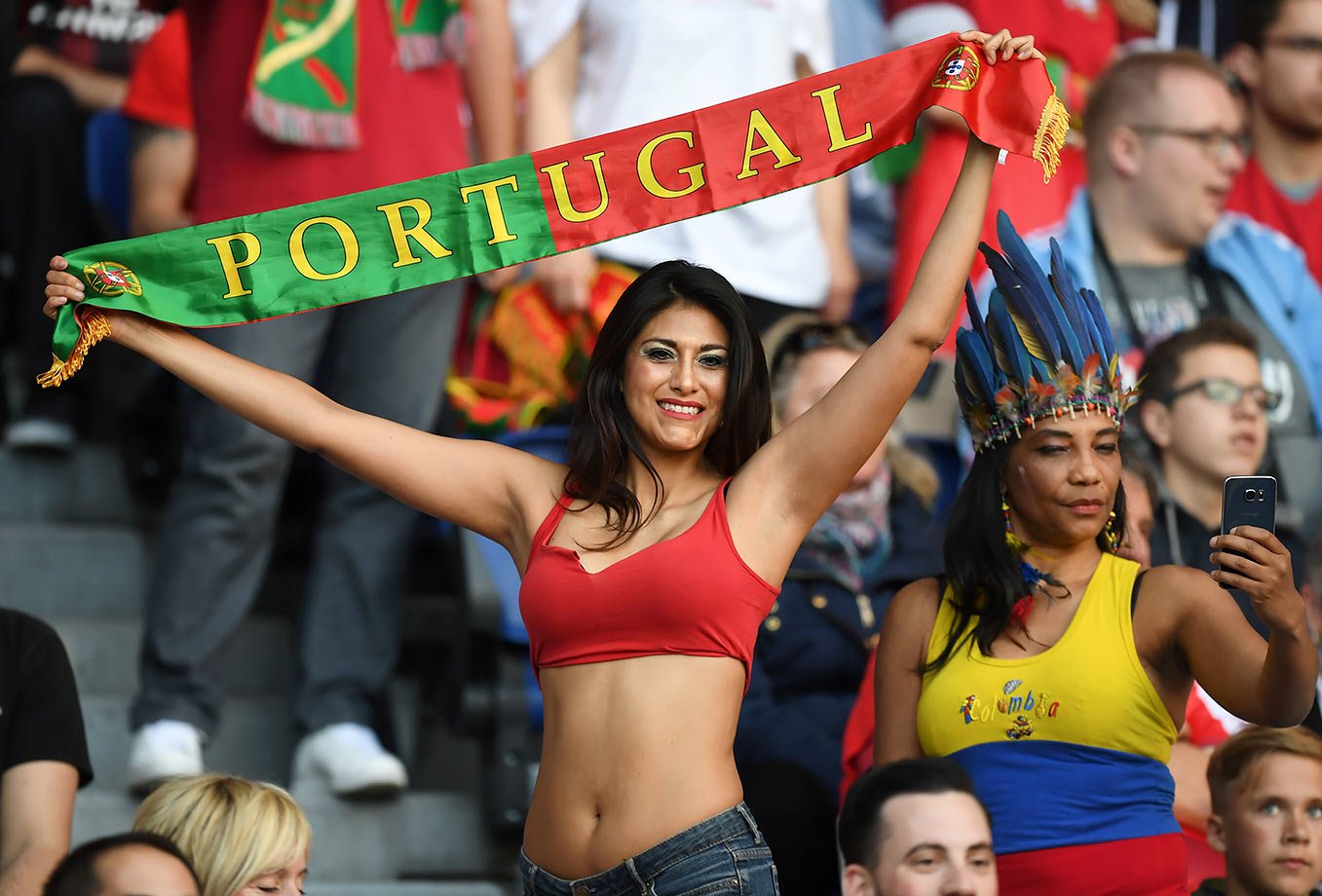 Images, Pictures and Photos of Beautiful, Sexy and Hot Portuguese girls - Portugal Female Fans in World Cup 2022