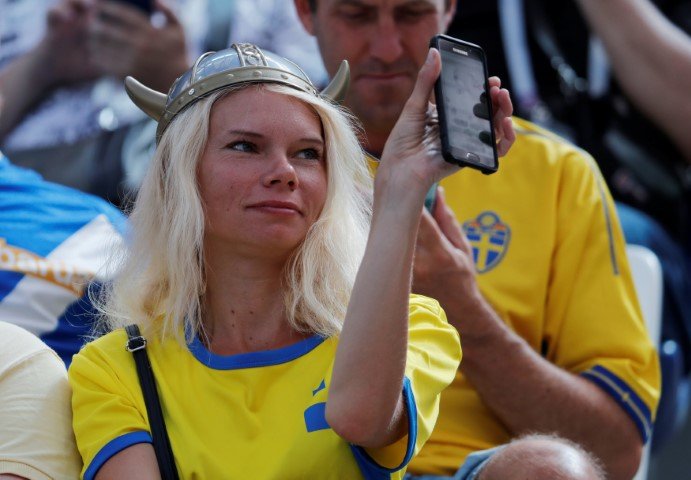 Images, Pictures and Photos of Beautiful, Sexy and Hot Swedish girls - Sweden Female Fans in World Cup 2022 