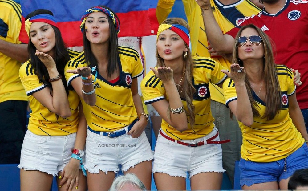 Photos of hot female fans in World Cup 2018 Russia