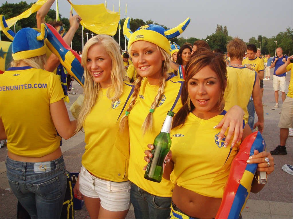 Sweden Countries With The Hottest Female Football Fans photos
