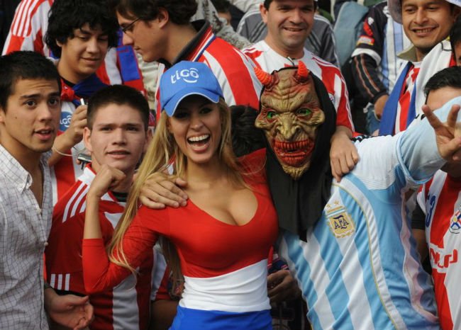 Top hottest fans World Cup 2014-2018 Paraguay hottest fans