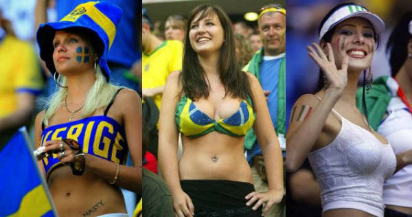 Top hottest fans World Cup 2014-2018