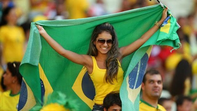 World Cup Teams With The sexiest Football Fans Brazilian hot fans Brazil World Cup hot girls