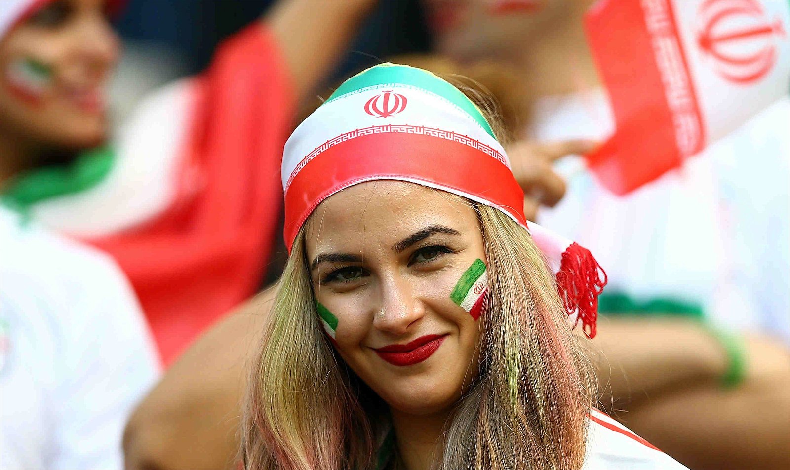 most gorgeous soccer fans Iran