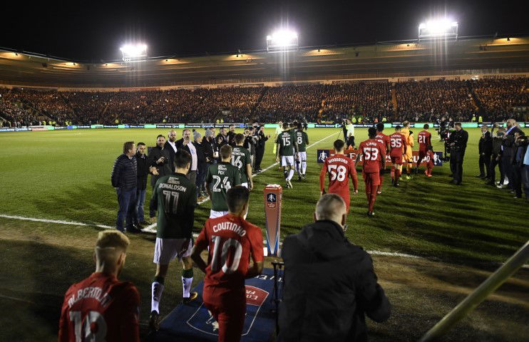 Plymouth Argyle Home Park- Plymouth fans