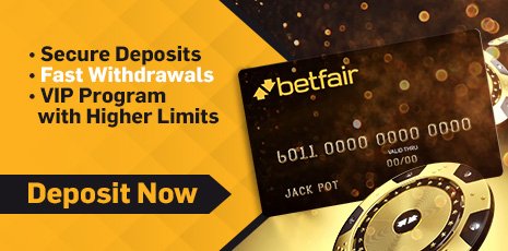 Betfair deposit and withdrawals