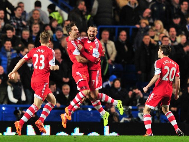 Fastest Premier League goal - Jay Rodriguez - Chelsea 3-1 Southampton - 2013-12-01
