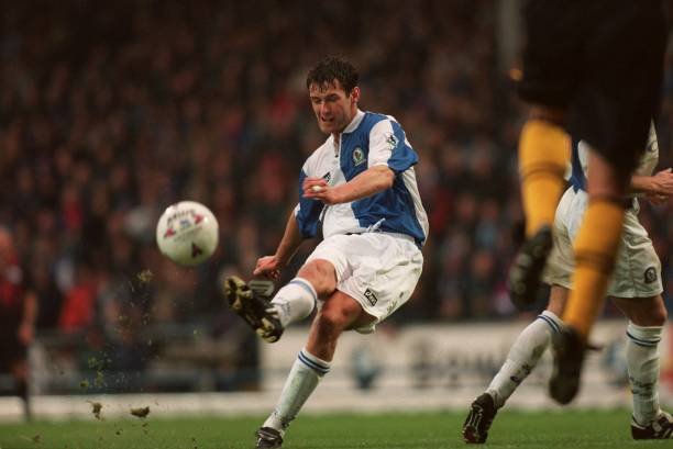 Fastest goal in the Premier League - Chris Sutton - Everton 1-2 Blackburn - 1995-04-01
