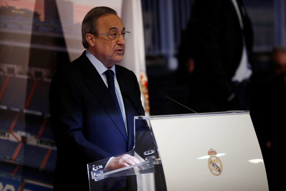 Florentino Perez Announces Santiago Bernabeu Renovation Plan