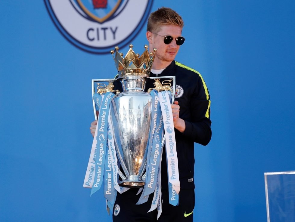 Kevin De Bruyne is the highest paid Premier League player per week and year