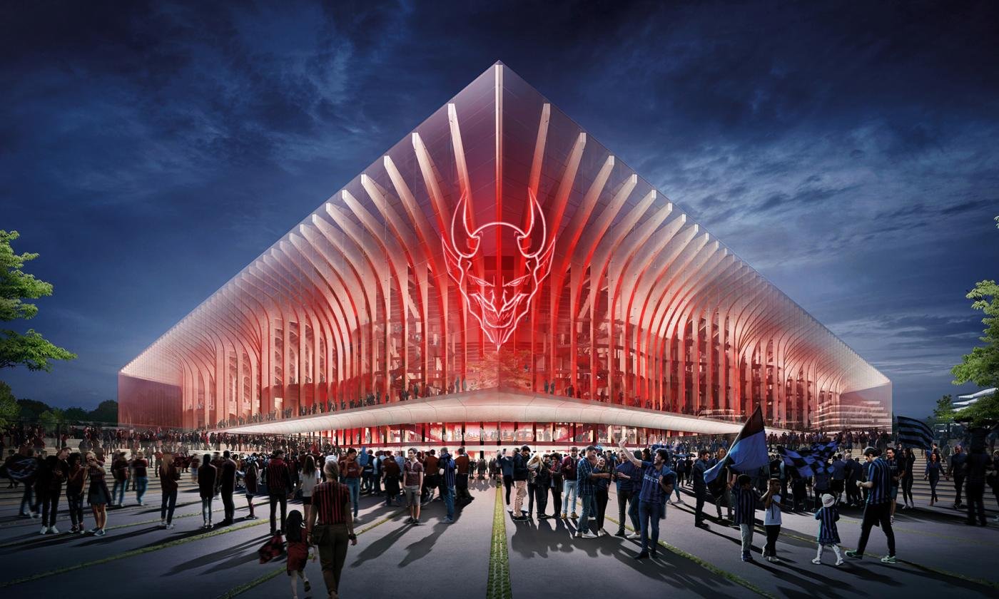AC Milan & Inter Milan reveal new stadium concepts 17