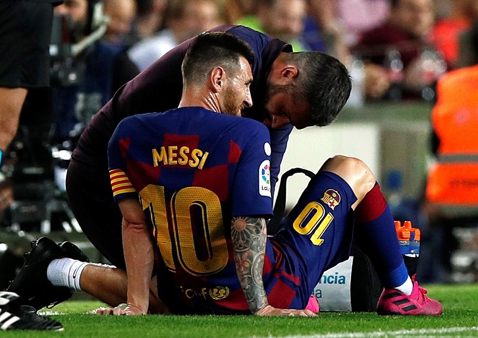 Barcelona Confirm Lionel Messi Injury