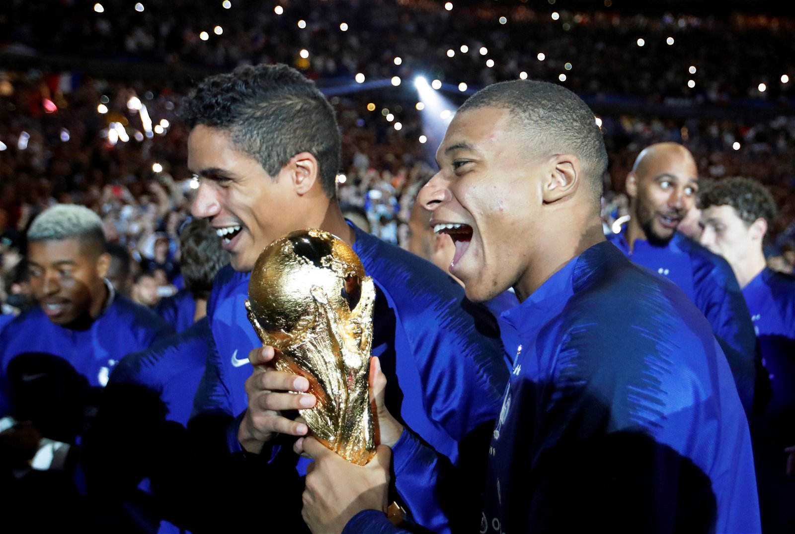 Raphael Varane urges World Cup winner Kylian Mbappe to join Real Madrid