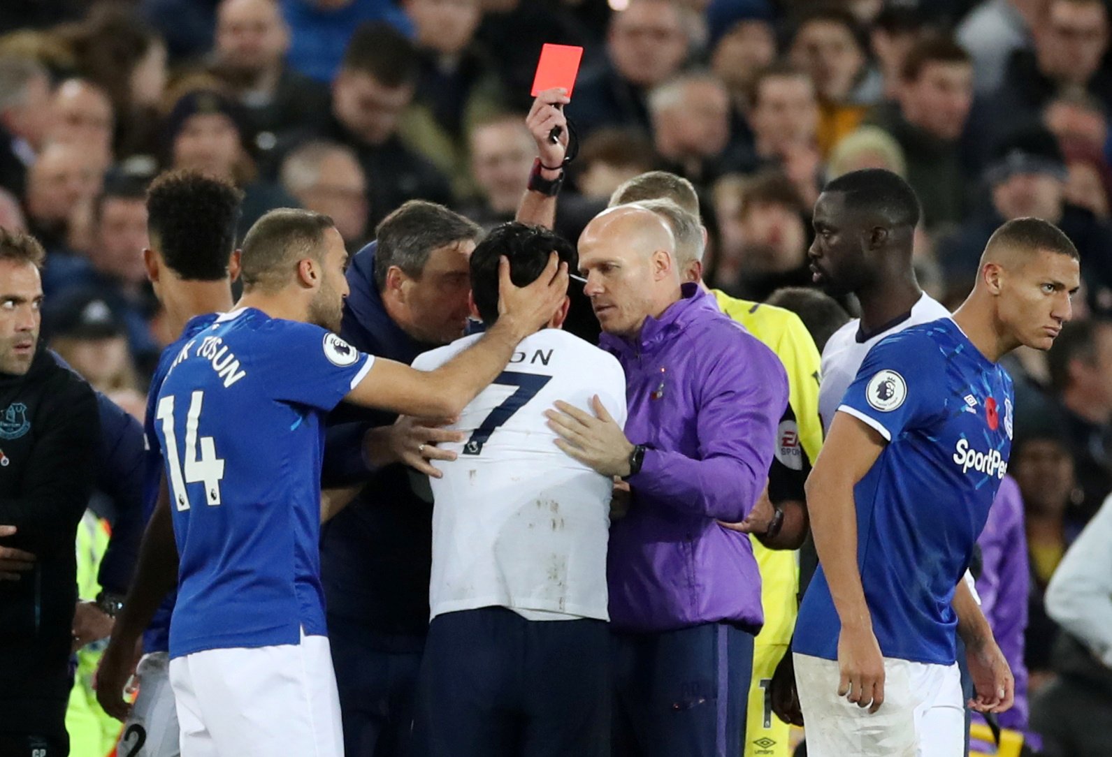 Heung-min Son’s red card for Andre Gomes challenge rescinded
