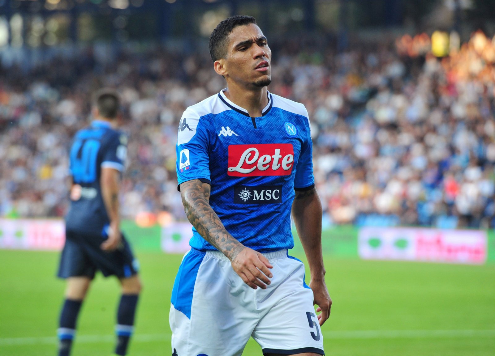 Napoli midfielder Allan out of action with knee injury against Atalanta
