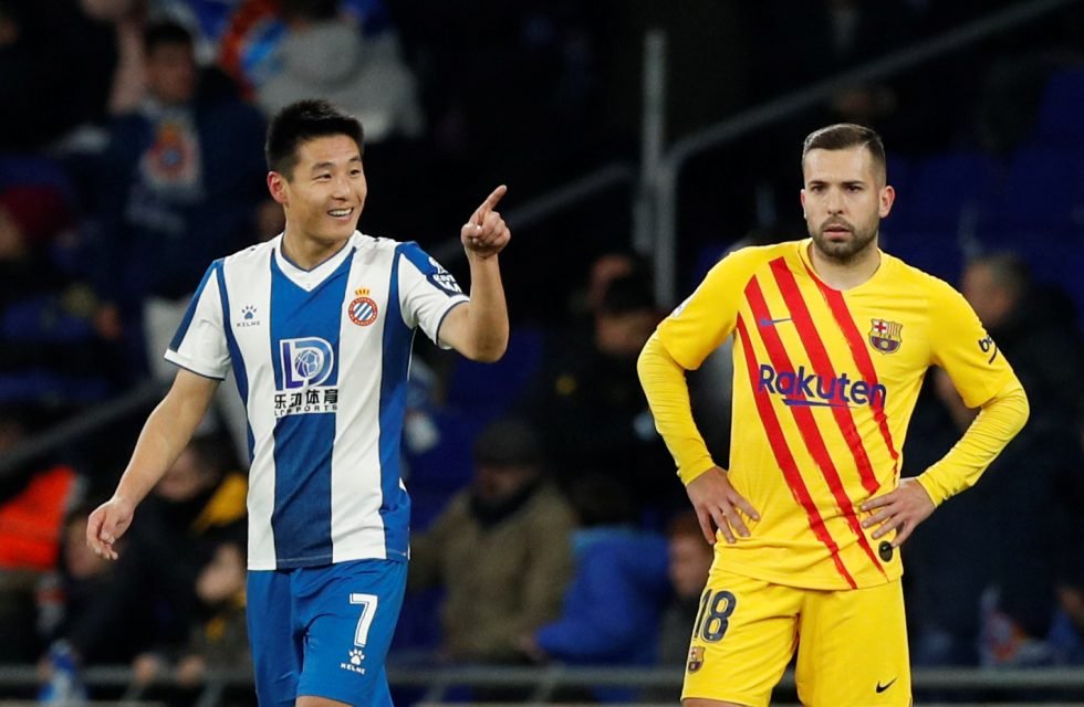 Espanyol golden sub Wu Lei makes history for China against Barcelona