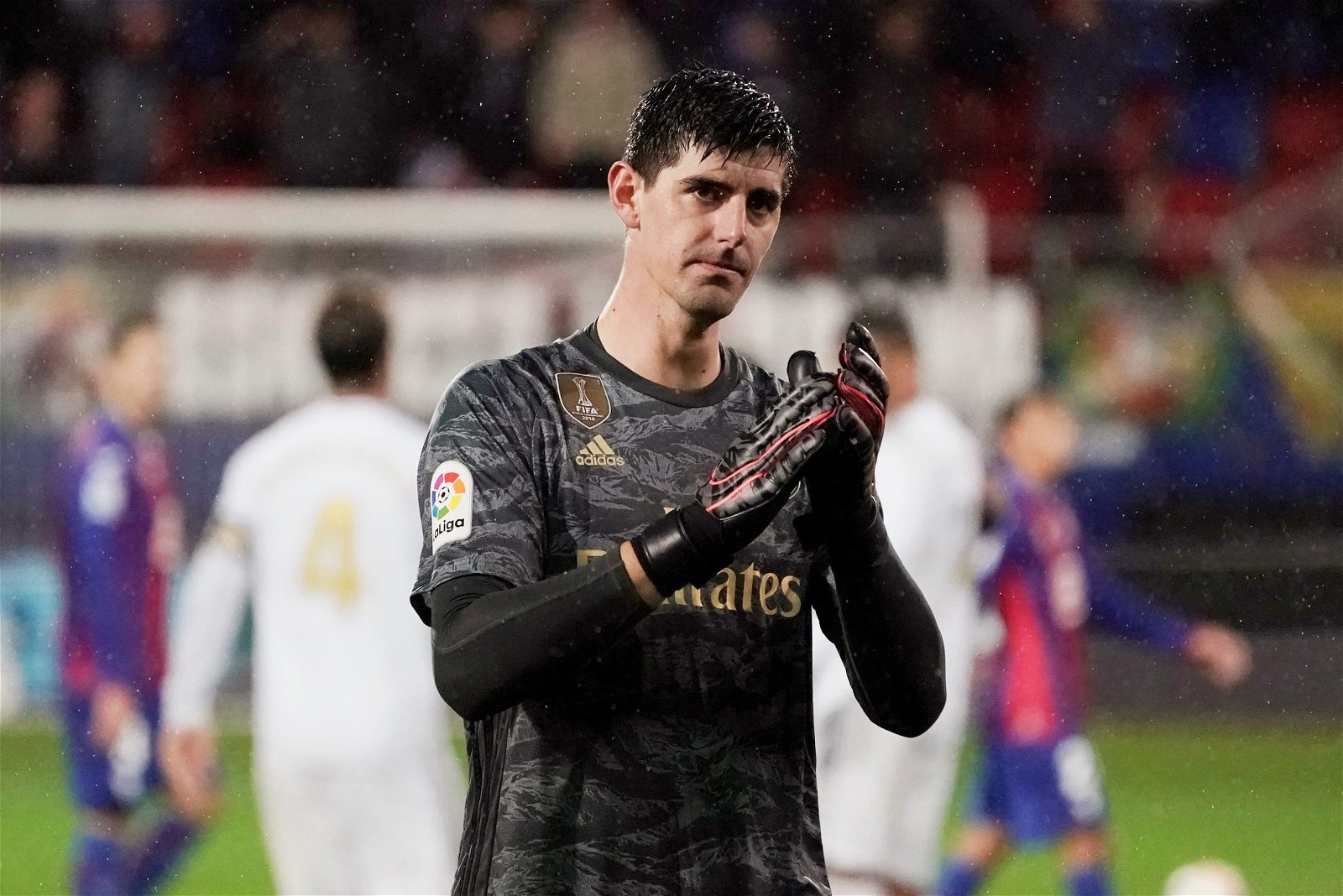 Real Madrid goalkeeper Thibaut Courtois could miss Man City tie due to injury