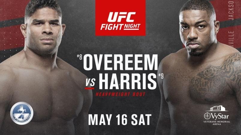 Alistair Overeem vs Walt Harris Live Stream UFC Fight Night Streaming Free!