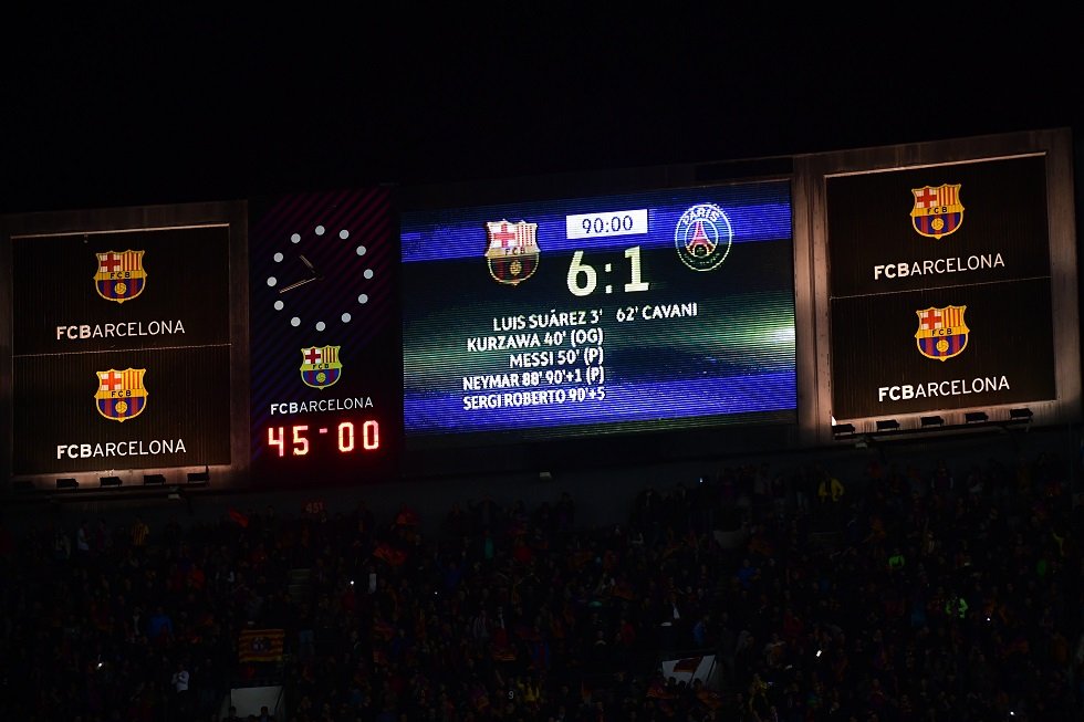 UEFA Admits Barcelona Were Helped By Referee In Their 6-1 Win Over PSG
