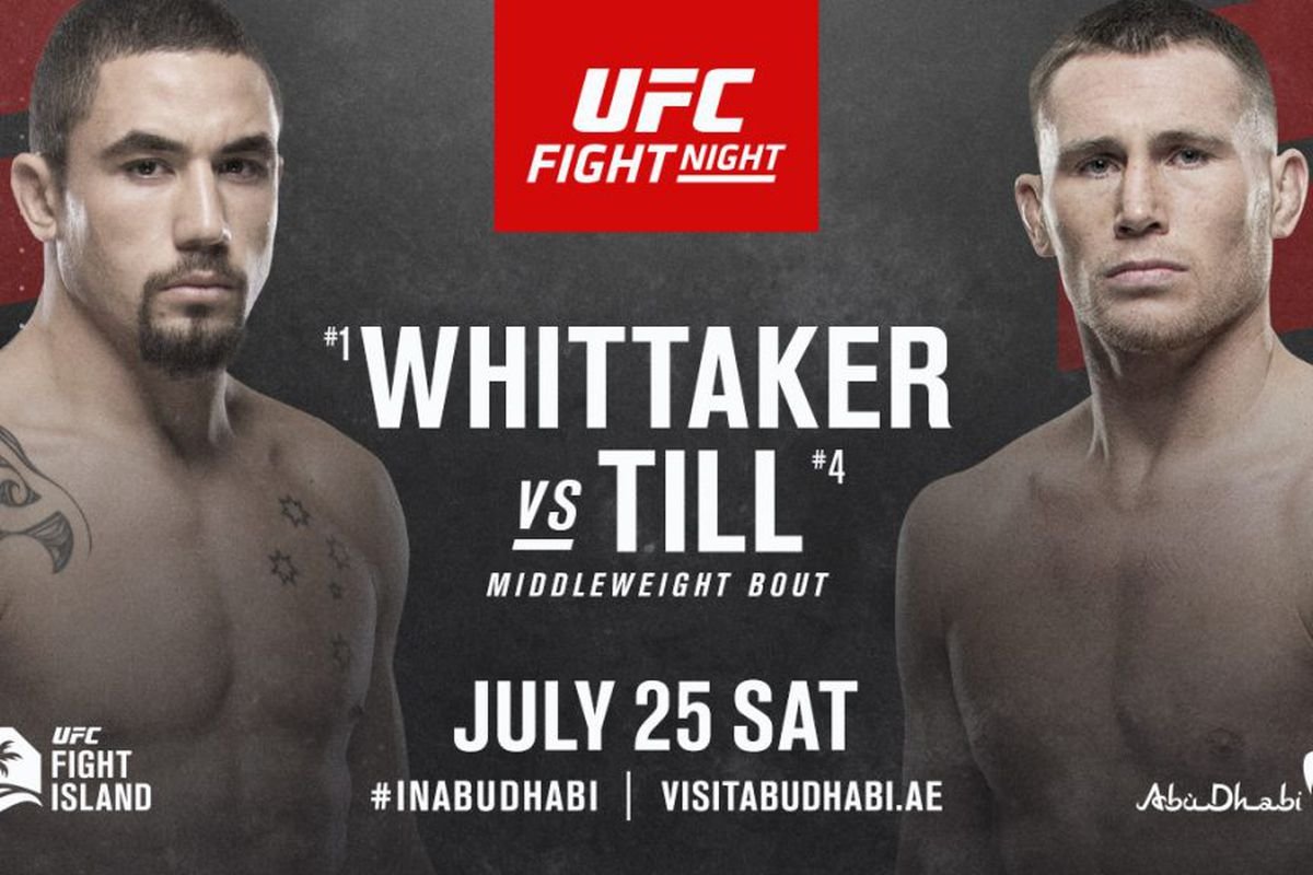 UFC Fight Night 174 Date, Time, Location, PPV When Is Whittaker vs Till