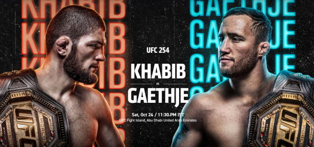 UFC 254 Date, Time, Location, PPV When Is Khabib vs Gaethje