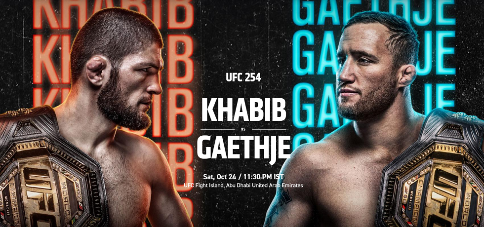 UFC 254 Date, Time, Location, PPV When Is Khabib vs Gaethje