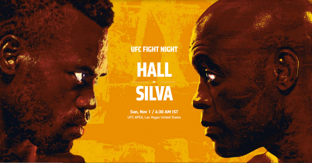 UFC Fight Night 181 Date, Time, Location, PPV When Is Silva vs Hall